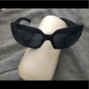 Chanel all black sunglasses
